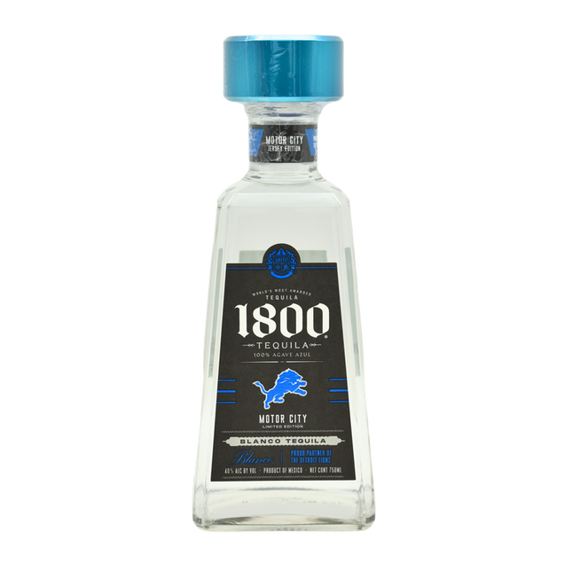 1800 BLANCO DETROIT LIONS TEQUILA 750ML 80 PROOF