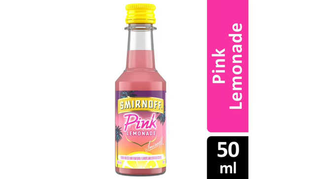 SMIRNOFF PINK LEMONADE PL 60 Proof 50 ml