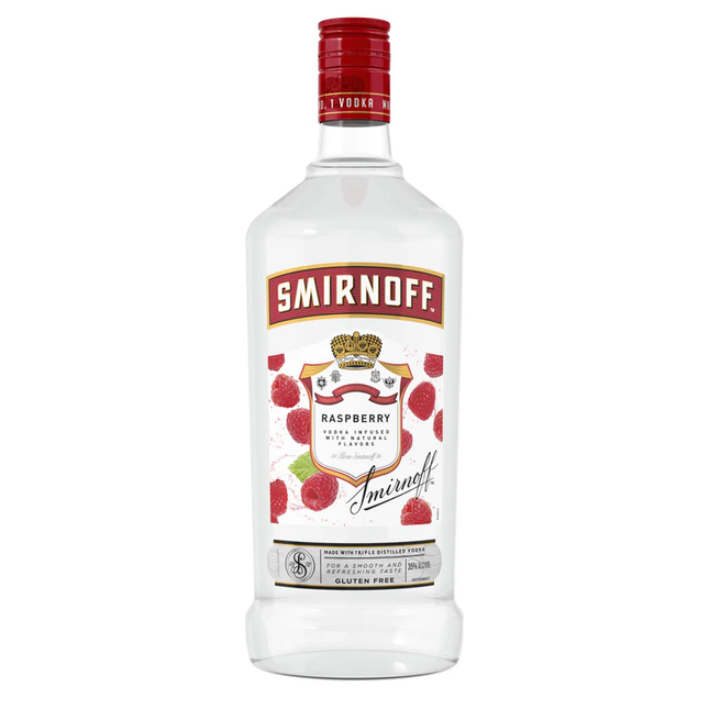 SMIRNOFF RASPBERRY 70 Proof 1750 ml