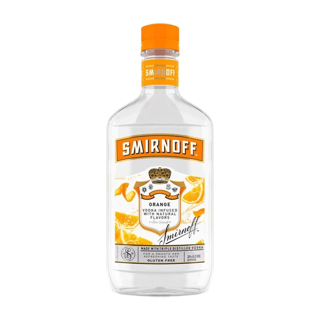 SMIRNOFF ORANGE PL 70 Proof 375 ml