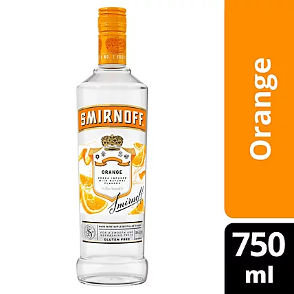 SMIRNOFF ORANGE 70 Proof 750 ml