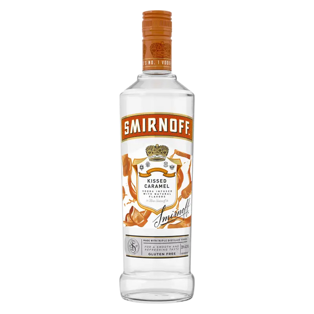 SMIRNOFF KISSED CARMEL 60 Proof 750 ml