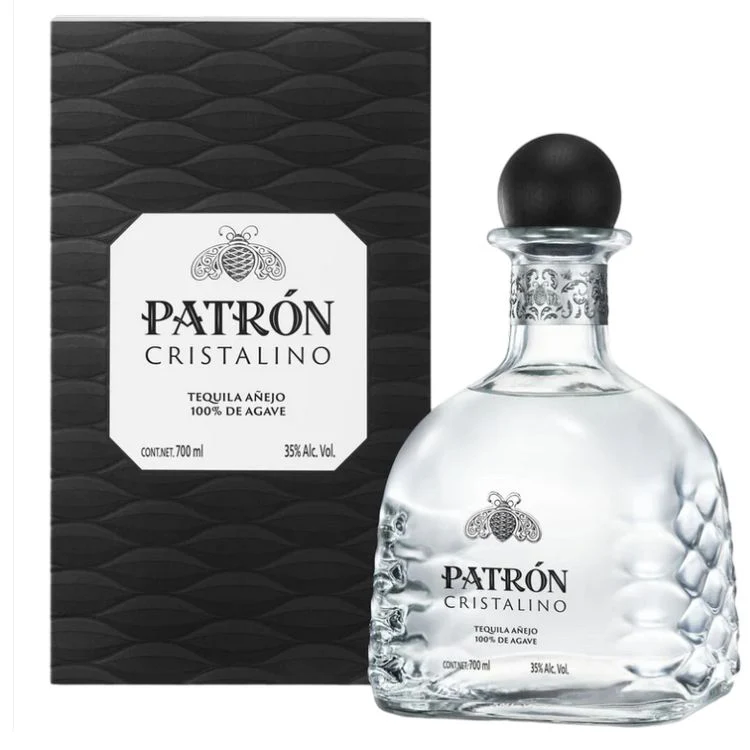 PATRON CRISTALINO 750ml 80 proof – Wine barrel Plus PATRON CRISTALINO 750ml 80 proof – Wine barrel Plus