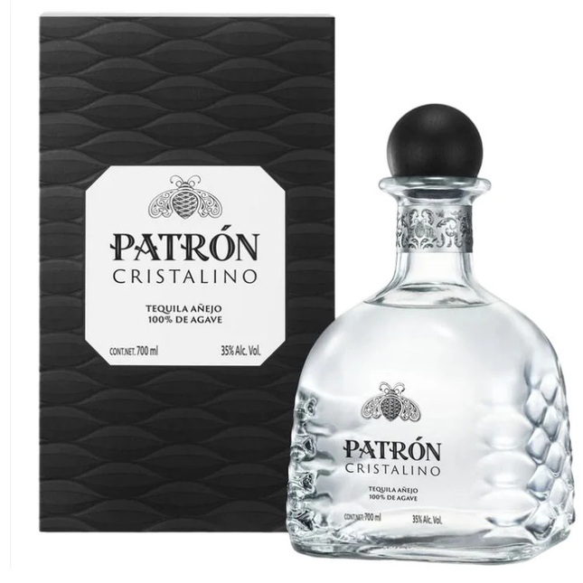 PATRON CRISTALINO 750ml 80 proof – Wine barrel Plus