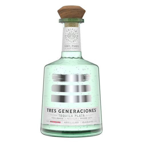SAUZA TRES GENERACIONES PLATA 80 Proof 750 ml