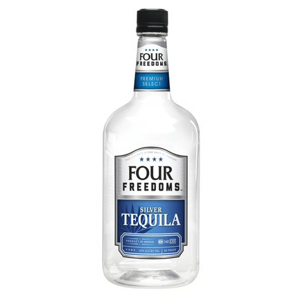 FOUR FREEDOMS SILVER TEQ PL 80 Proof 1750 ml