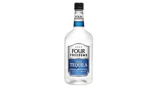 FOUR FREEDOMS SILVER TEQ PL 80 Proof 1750 ml