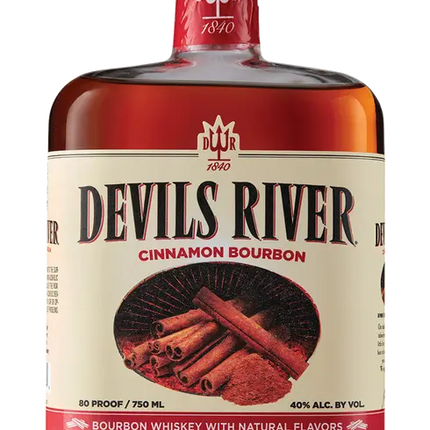DEVILS RIVER CINNAMON BOURBON 80 Proof 750 ml