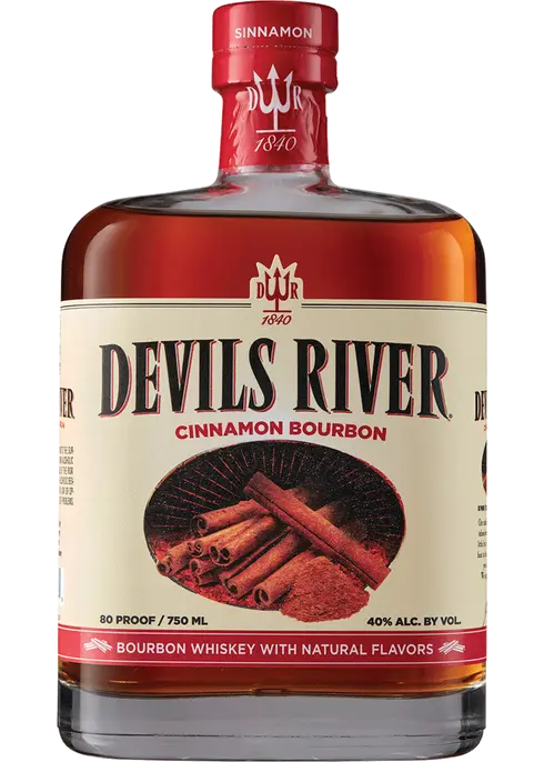 DEVILS RIVER CINNAMON BOURBON 80 Proof 750 ml