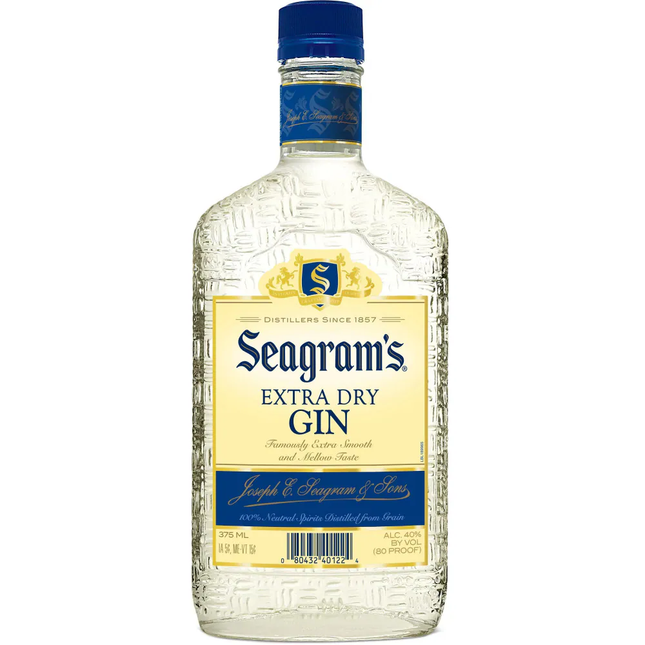SEAGRAM'S EXTRA DRY 80 Proof 375 ml