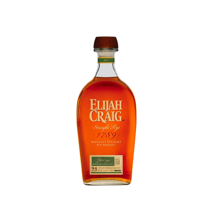ELIJAH CRAIG STRAIGHT RYE WSKY 94 Proof 375 ml