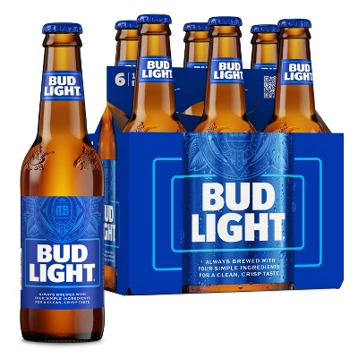 Bud Light 6 Bottle 12oz