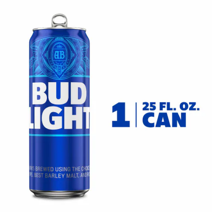 Bud Light 25oz Can 1PK