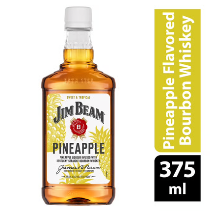 JIM BEAM PINEAPPLE 375ML 65 PROOF
