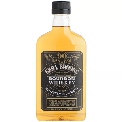 EZRA BROOKS SOUR MASH PL 90 Proof 375 ml