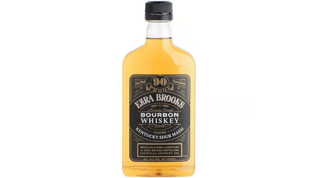 EZRA BROOKS SOUR MASH PL 90 Proof 375 ml