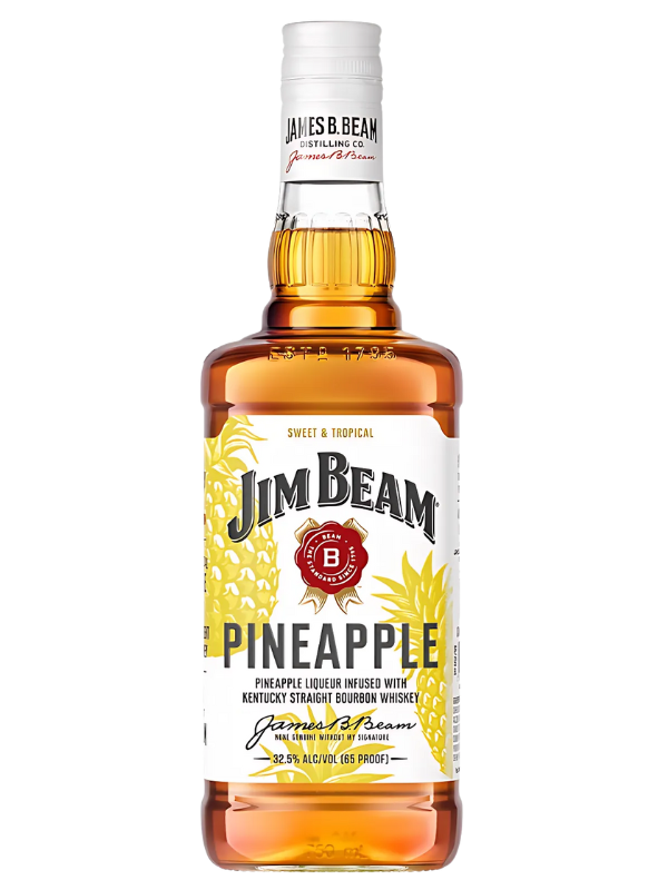 JIM BEAM PINEAPPLE 750ML 65 PROOF