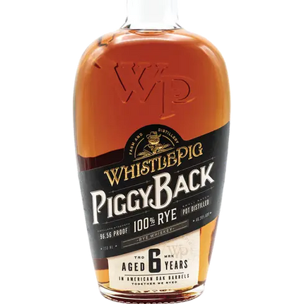 WHISTLEPIG PIGGYBACK BBN-6 YR 100 Proof 750 ml