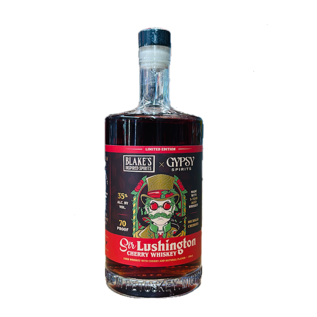 BLAKE'S GYPSY SIR LUSHINGTON CHERRY WHISKEY 750ML 70 PROOF