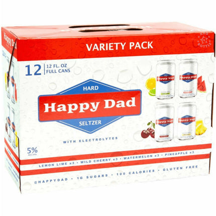 HAPPY DAD VARIETY PACK 12PK HARD SELTZER