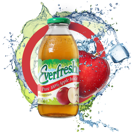 EVERFRESH APPLE JUICE 16OZ