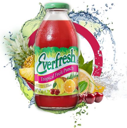 EVERFRESH TROPICAL FRUIT PUNCH 16oz
