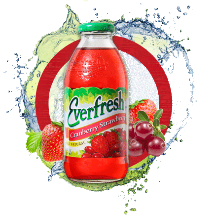 EVERFRESH CRANBERRY STRAWBERRY 16OZ