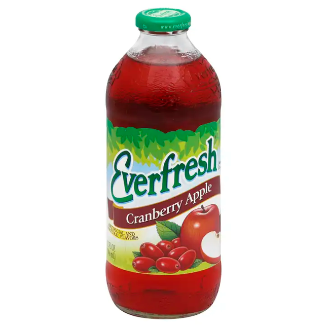EVERFRESH CRANBERRY APPLE 32 oz