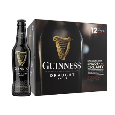 Guinness Draught 12 pack 11.2oz Bottles