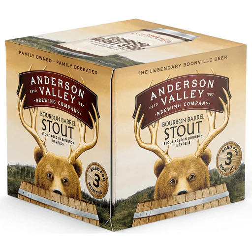 ANDERSON VALLEY BOURBON BARREL STOUT 4PK