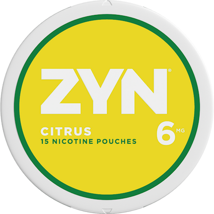 ZYN CITRUS 6MG POUCHES