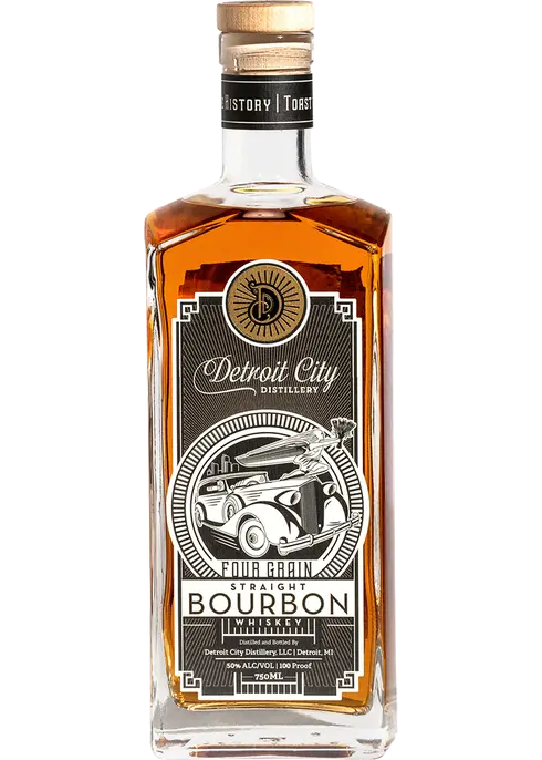 DETROIT CITY FOUR GRAIN 750ML 100 PROOF