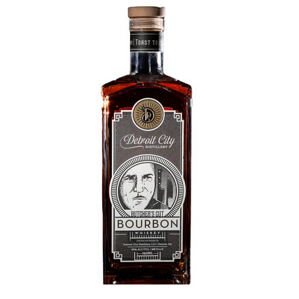 DETROIT CITY BUTCHER'S BOURBON 100 Proof 750 ml