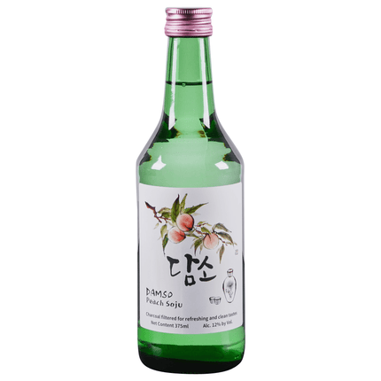 DAMSO PEACH SOJU 28 Proof 375 ml