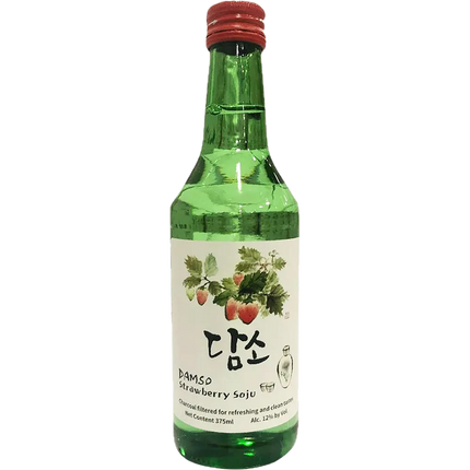 DAMSO STRAWBERRY SOJU 28 Proof 375 ml