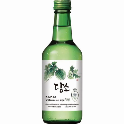 DAMSO WATERMELON SOJU 28 Proof 375 ml