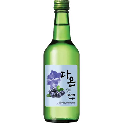 DAON SOJU BLUEBERRY 375ML 24 PROOF