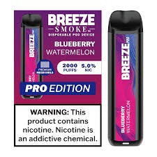 BREEZE SMOKE BLUEBERRY WATERMELON PRO