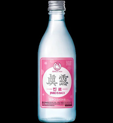 JINRO IS BACK ZERO SUGAR 32 PROOF 375ML