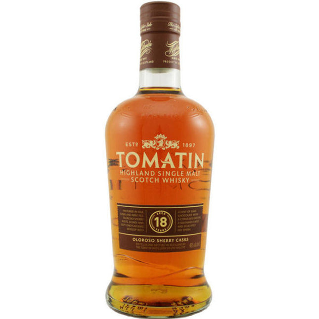 TOMATIN-18 YR 92 Proof 750 ml