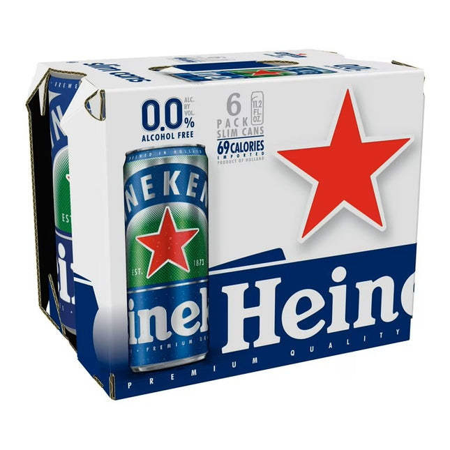 HEINEKEN 0.0 NON-ALCOHOLIC 1/6PK 11.2OZ CAN