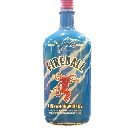 FIREBALL CINNAMON LIONS LIMITED EDITION  66 Proof 750 ml