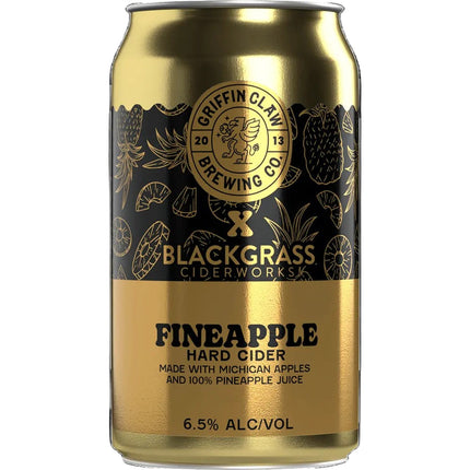 BLACKGRASS CIDERWORKS FINEAPPLE 4PK 12OZ CAN