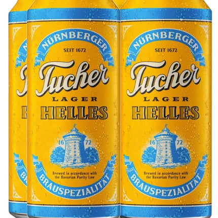TUCHER HELLES LAGER 4 CAN