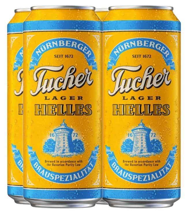 TUCHER HELLES LAGER 4 CAN