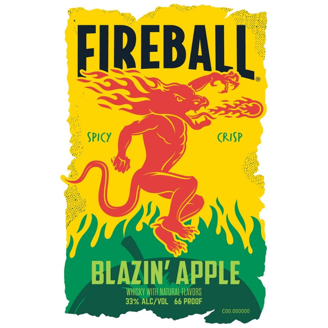 FIREBALL BLAZIN APPLE 200ML 66 PROOF