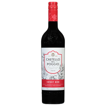POGGIO CASTLE DEL SWEET RED 750ML