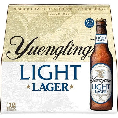 YUENGLING LIGHT LAGER 12PK 12OZ BOTTLE