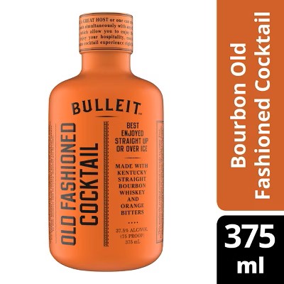 BULLEIT OLD FASHIONED COCKTAIL 75 Proof 375 ml