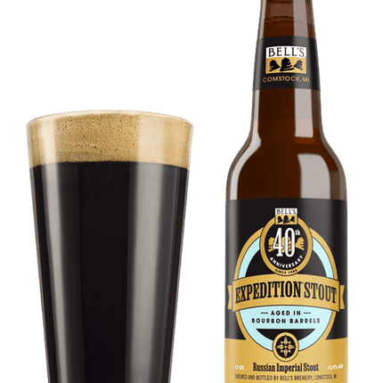 BELL'S 40TH ANNIVERSARY EXPEDITION STOUT 4PK 12OZ BOTTLE